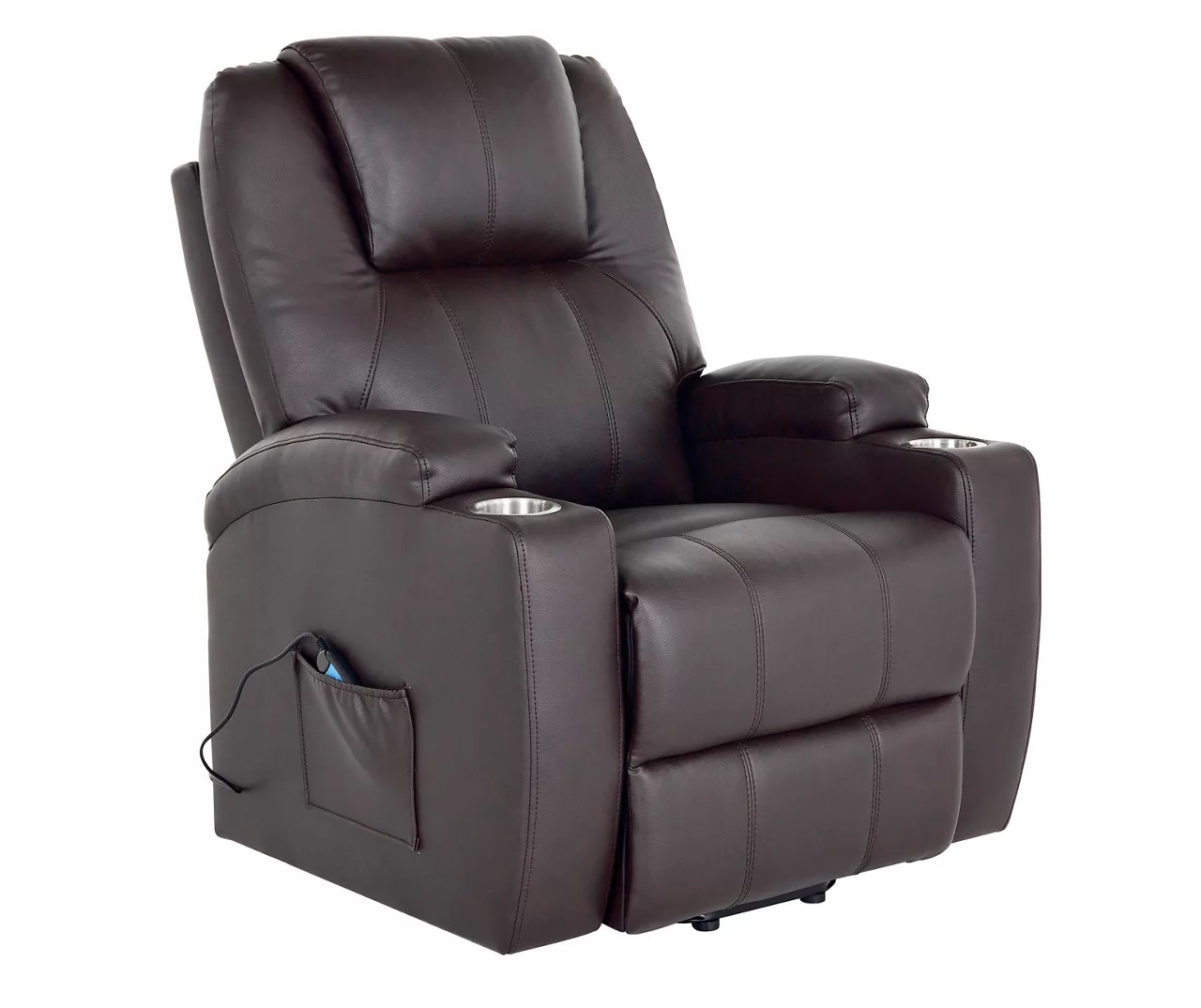 Lane Home Solutions Phoenix Chocolate Faux Leather Power Lift Chair