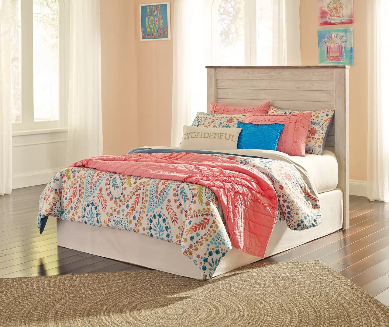 Signature Design By Ashley Willowton Full Panel Headboard Big Lots