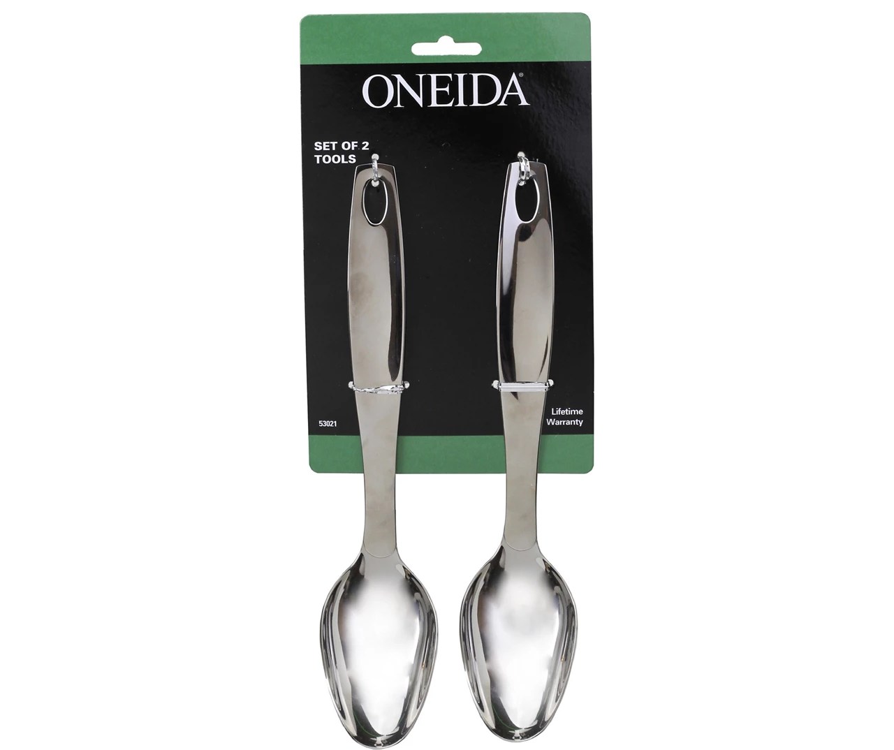 Oneida Stainless Steel Stratford 2Piece Serving Spoon Set Big Lots