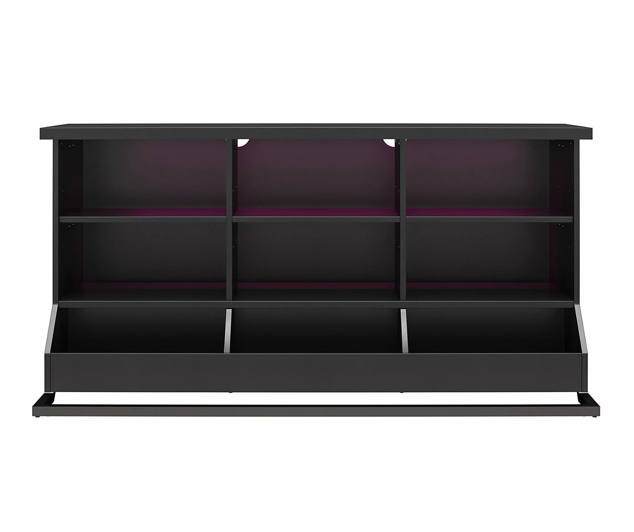 NTense Grind Black LED Gaming Console & TV Stand Big Lots