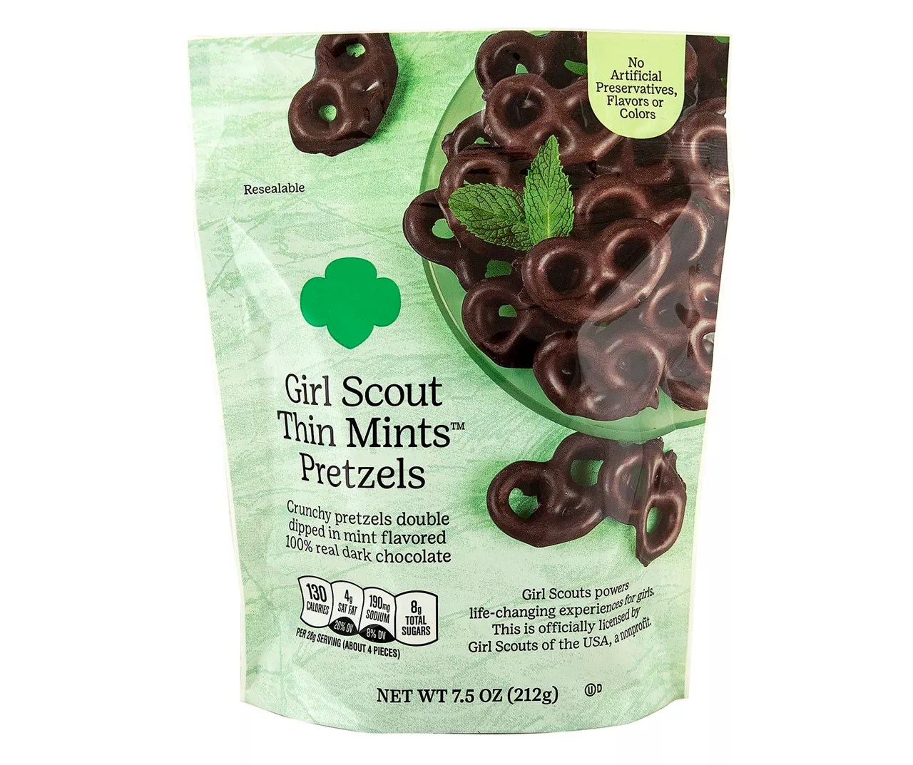 Girl Scout Thin Mints Pretzels, 7.5 Oz. Big Lots