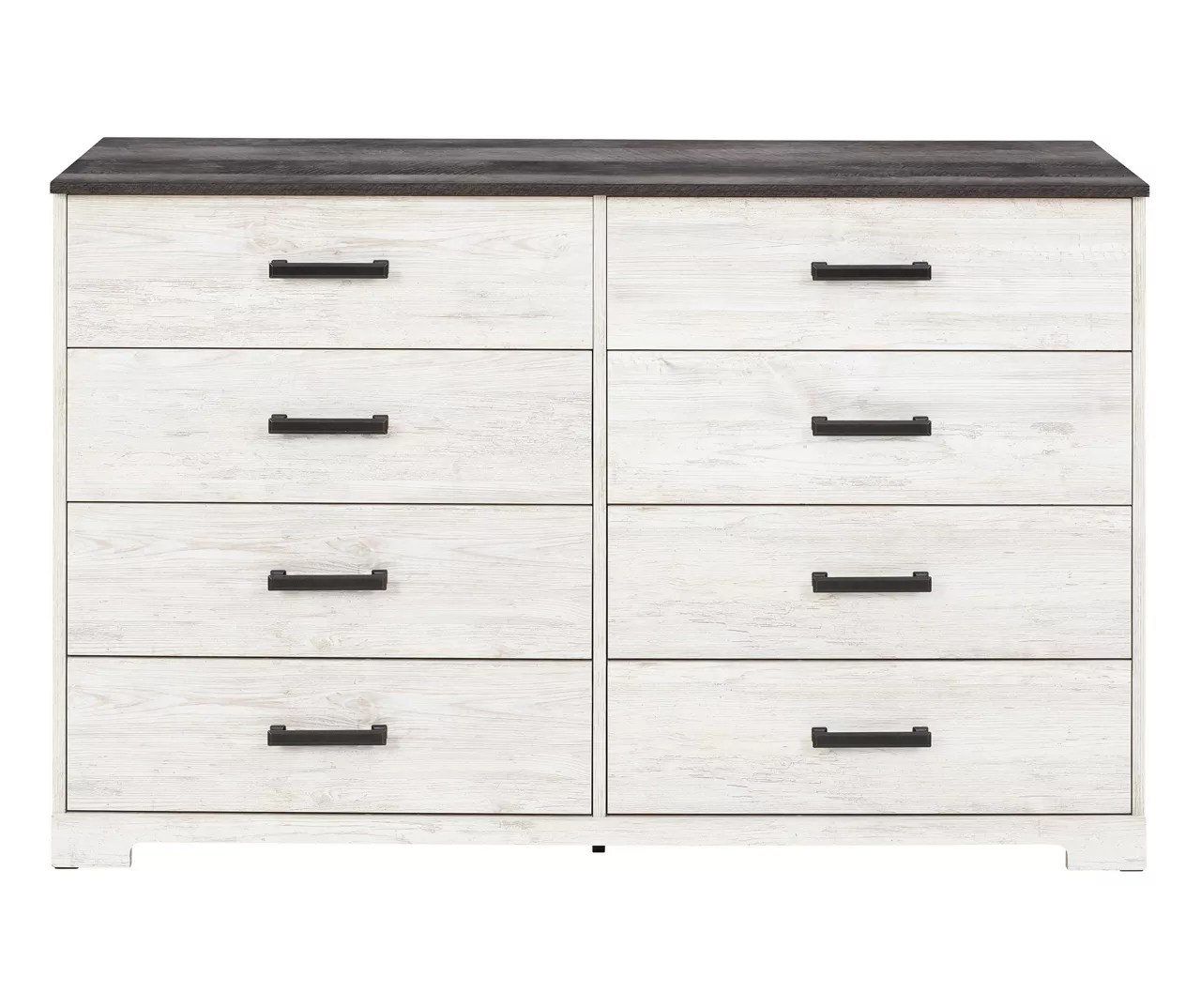 Signature Design By Ashley Shawburn Whitewash & Charcoal 8Drawer