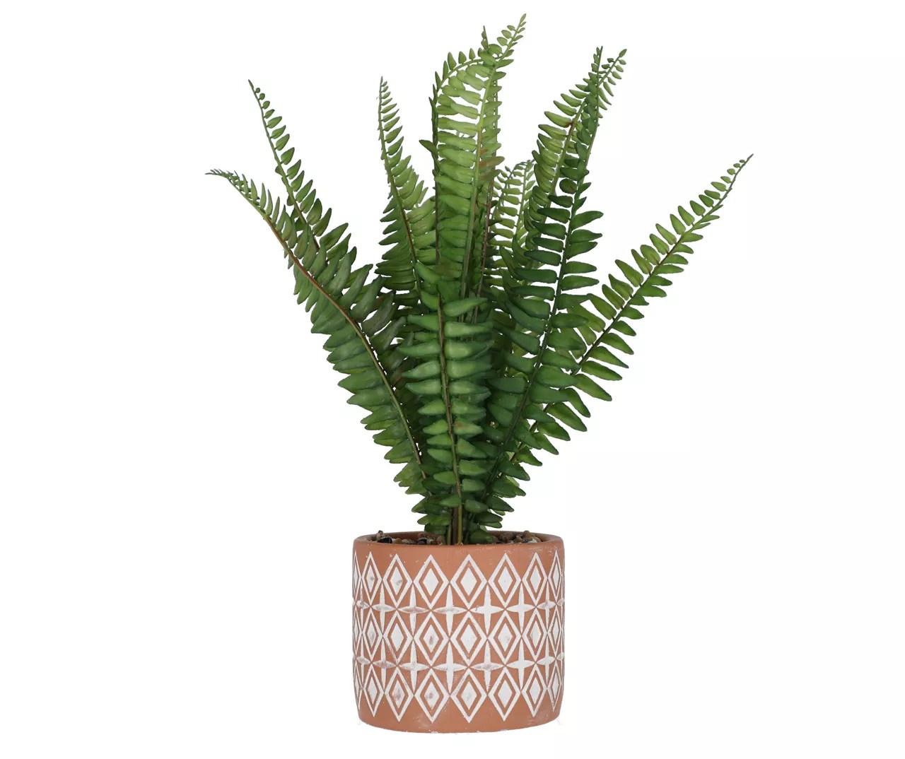 Artificial Greenery in Diamond TerraCotta Pot Big Lots