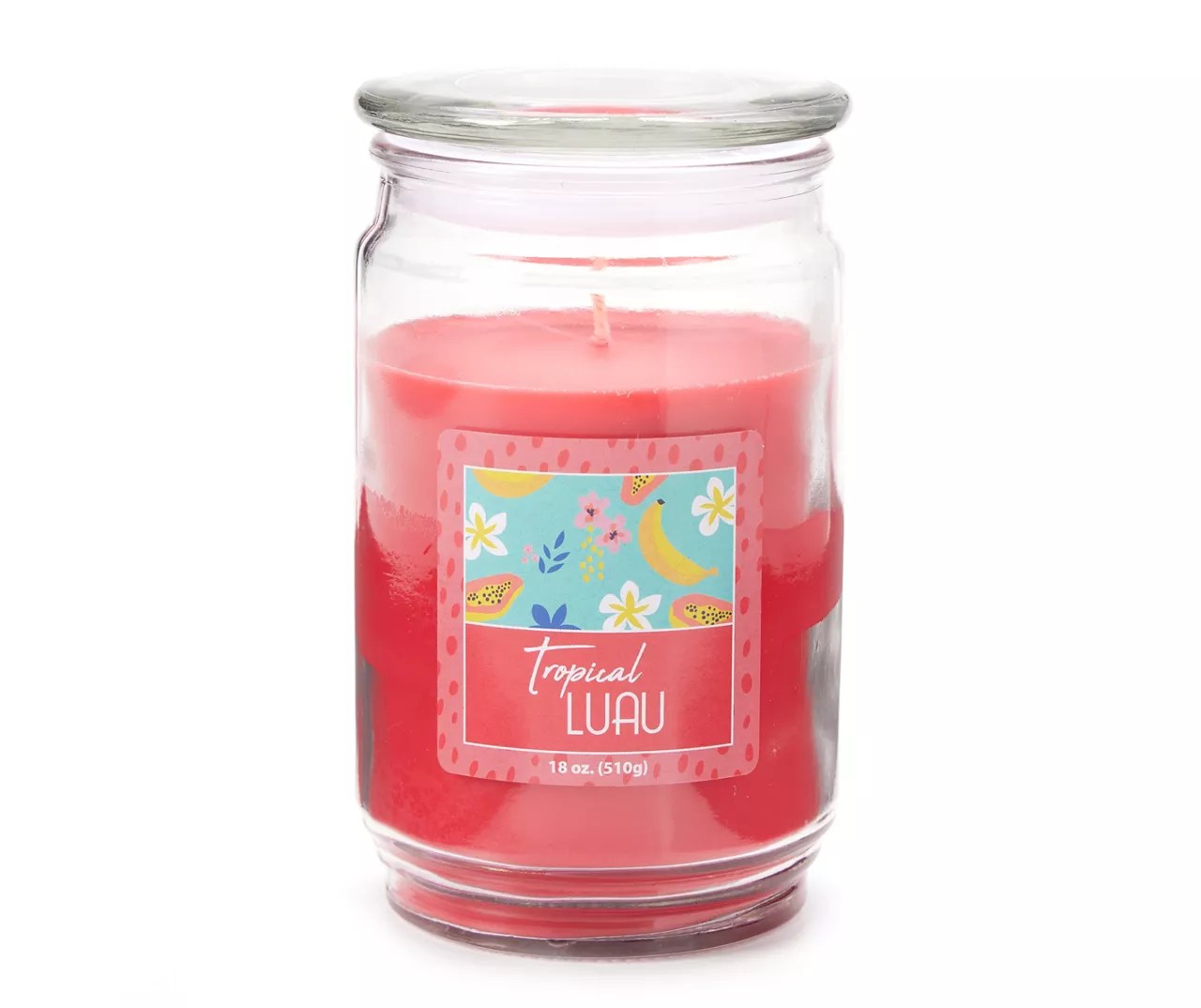 Tropical Luau Coral Jar Candle, 18 oz. Big Lots
