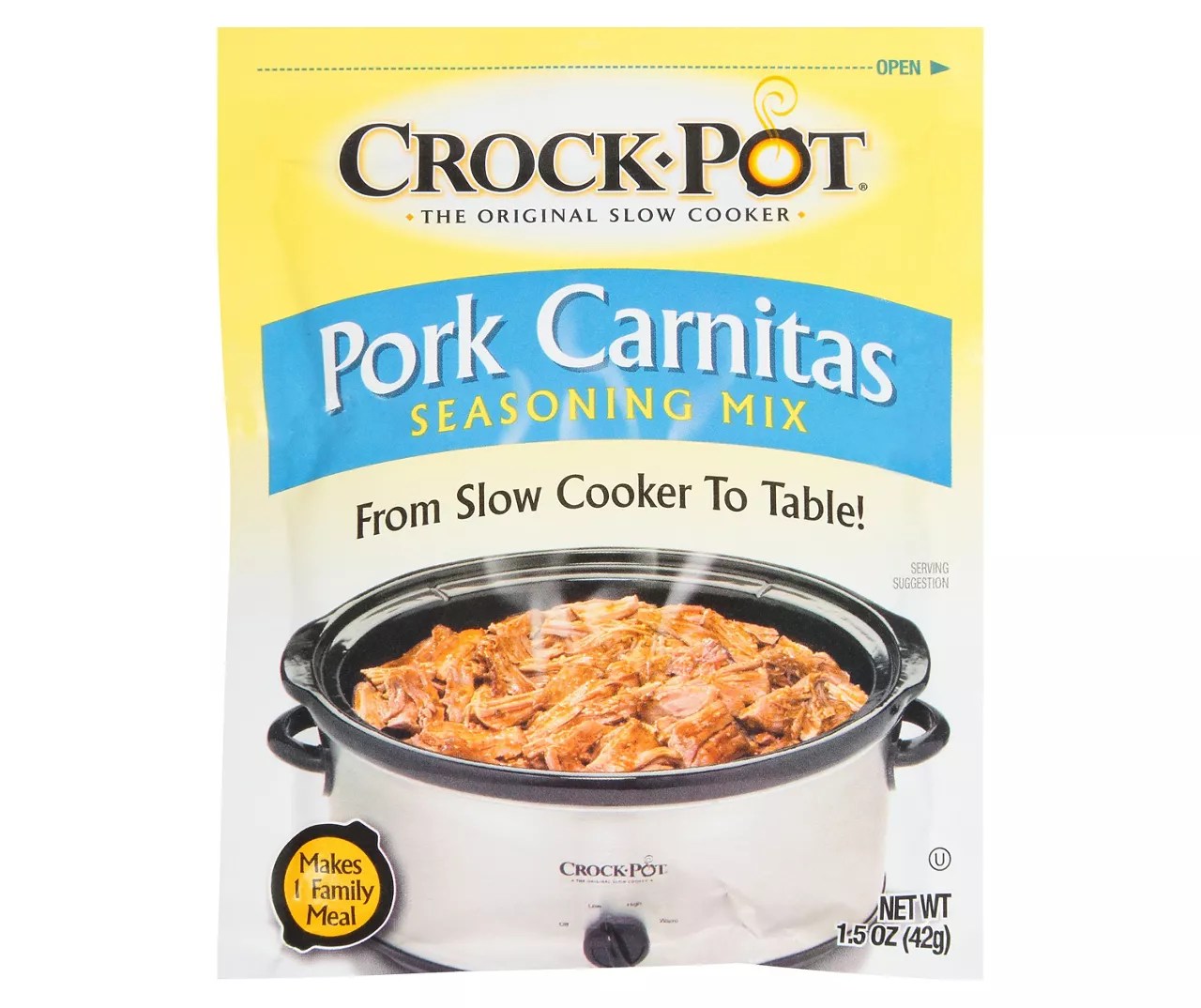 CrockPot Pork Carnitas Slow Cooker Seasoning Mix, 1.5 Oz. Big Lots
