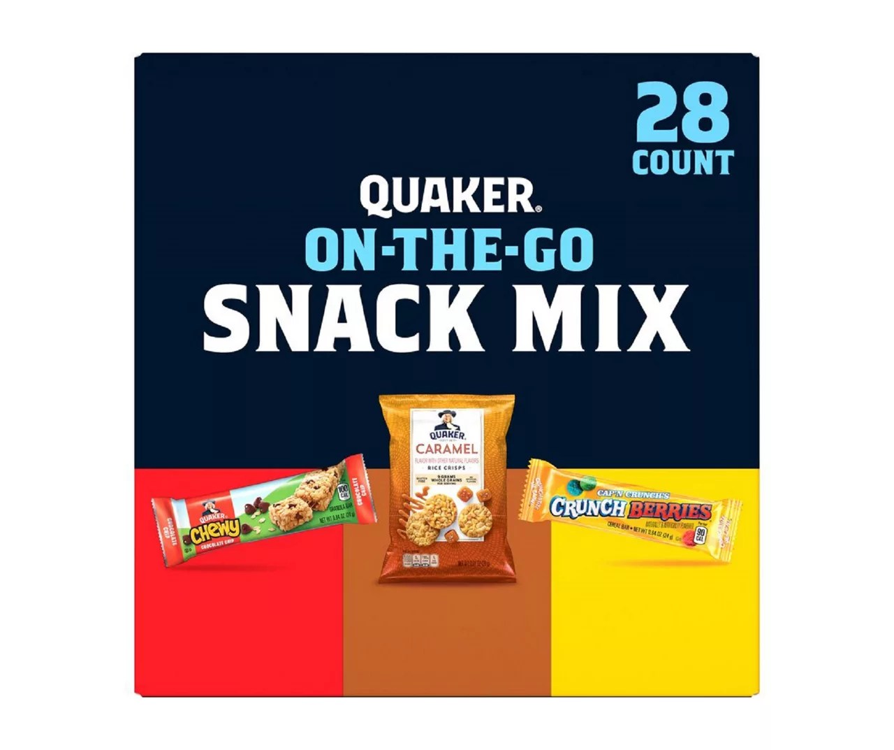 Quaker OnTheGo Snack Mix, 28Count Big Lots