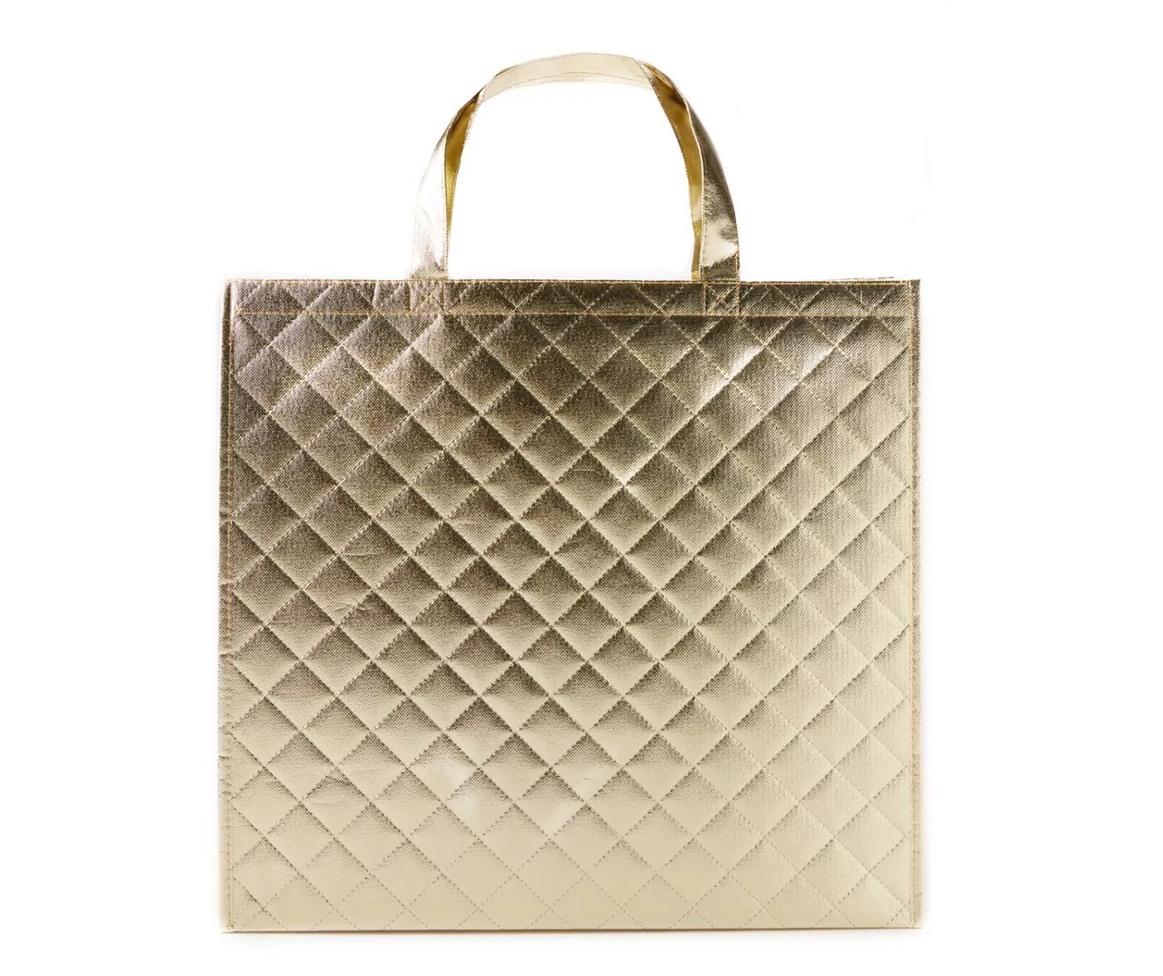 Metallic Quilted Reusable Tote Bag Big Lots