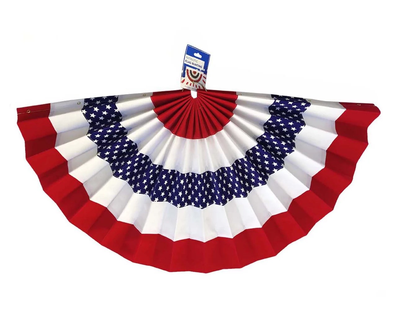 Patriotic Flocked Bunting Fan Big Lots
