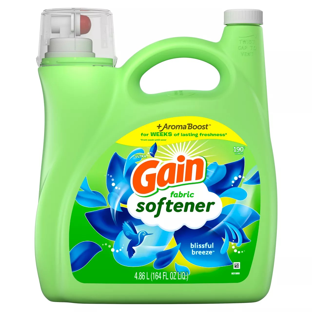Gain Fabric Softener, Blissful Breeze Scent, 150 Oz., 174 Loads Big Lots