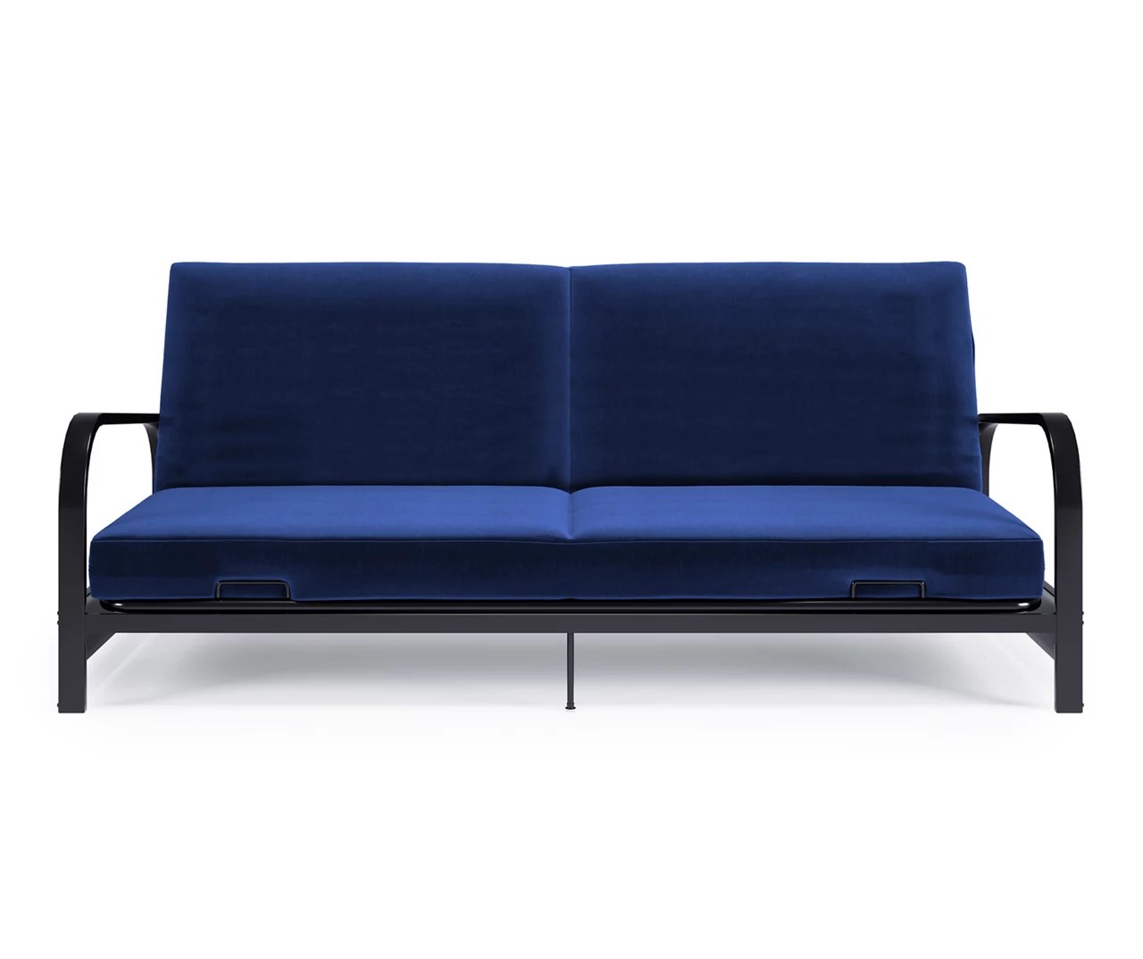 DHP DHP Elbern Black Metal Futon with Cover Big Lots