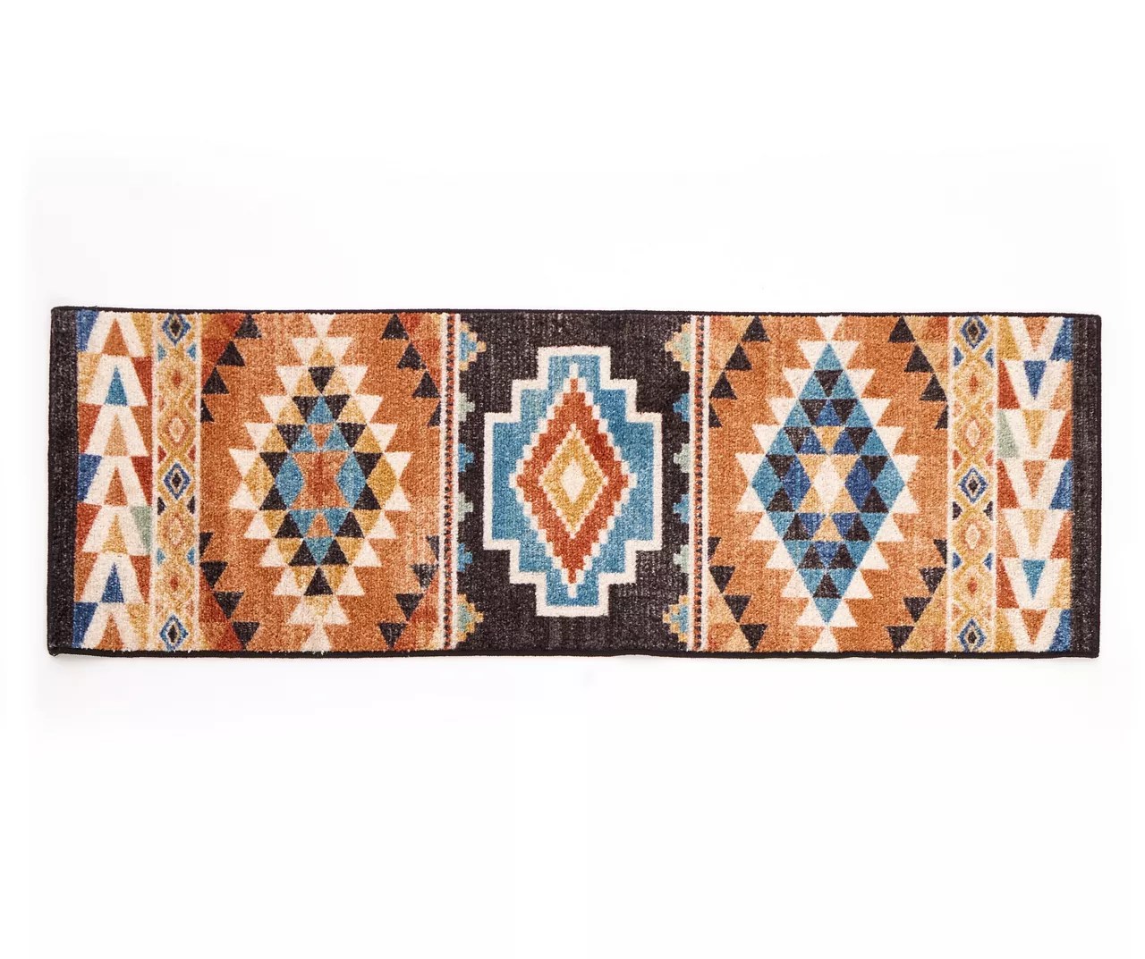 Broyhill Broyhill Orange & Brown Geometric Accent Rug Big Lots