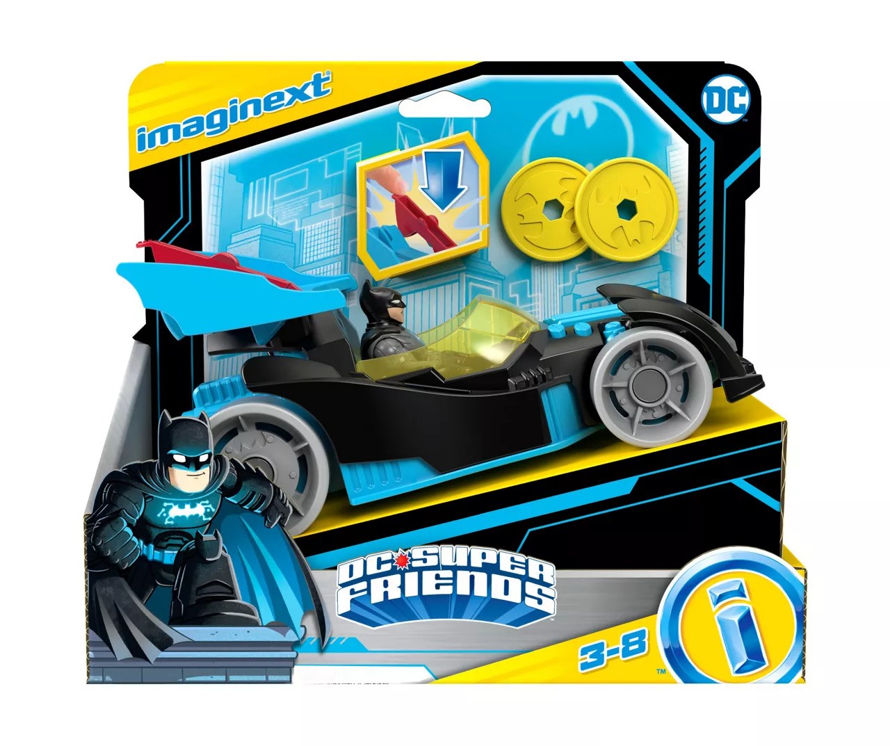 Descubrir 125+ imagen batman imaginext transforming batmobile Abzlocal.mx