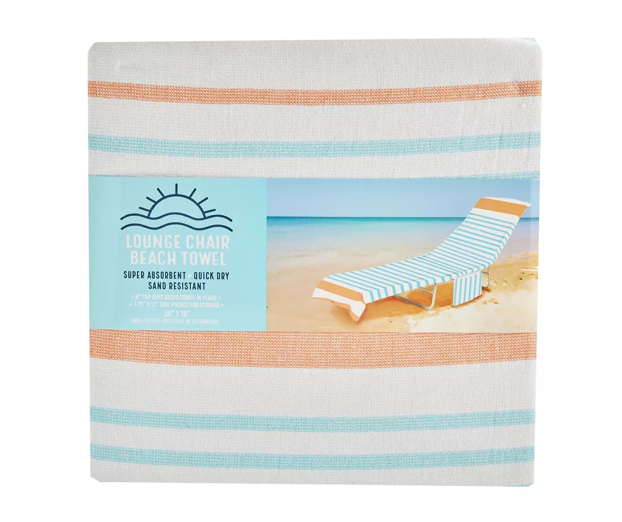 Stripe Chaise Lounger Beach Towel Big Lots