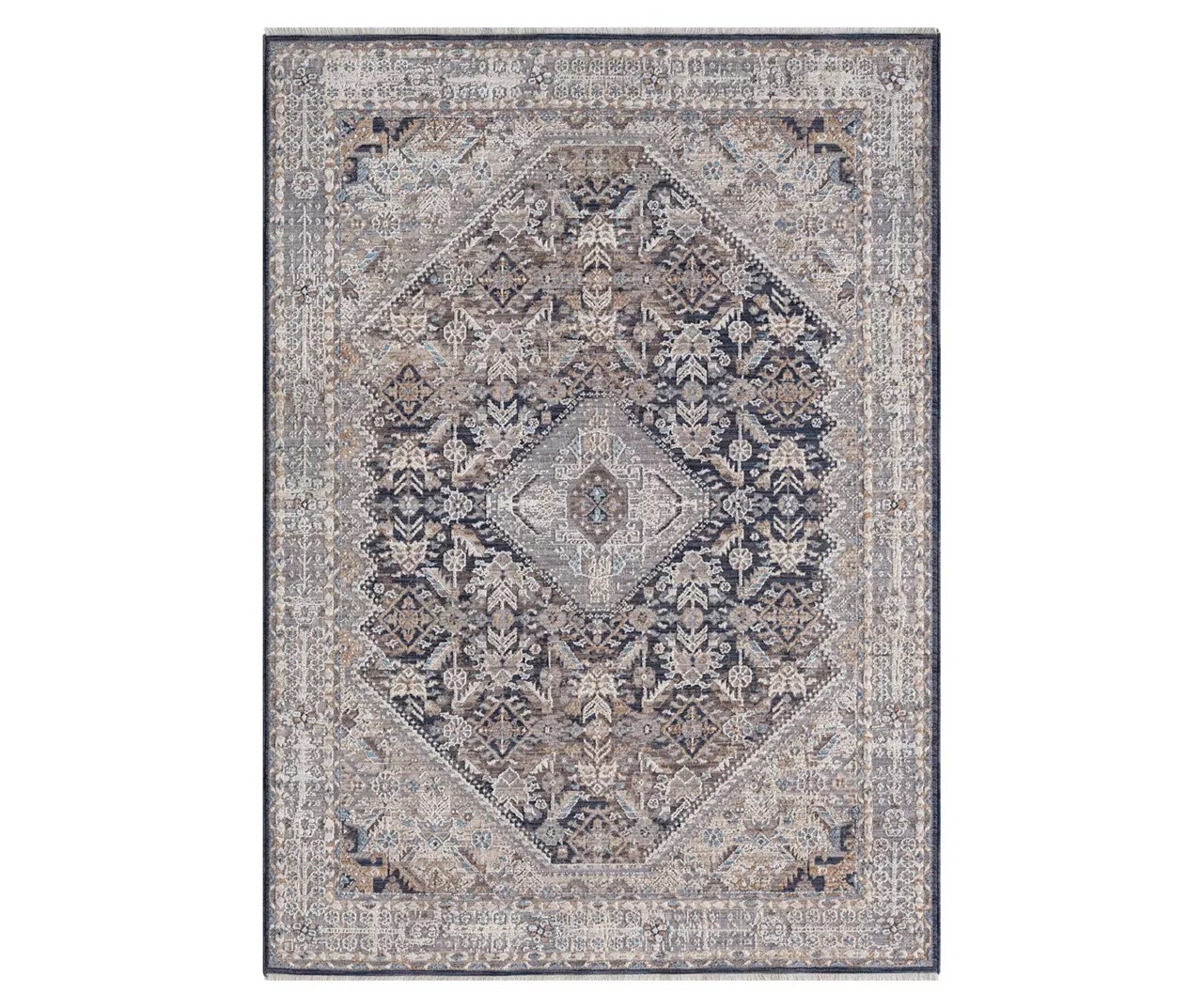 Broyhill Broyhill Armada Gray & Navy Ornamental Medallion Area Rug