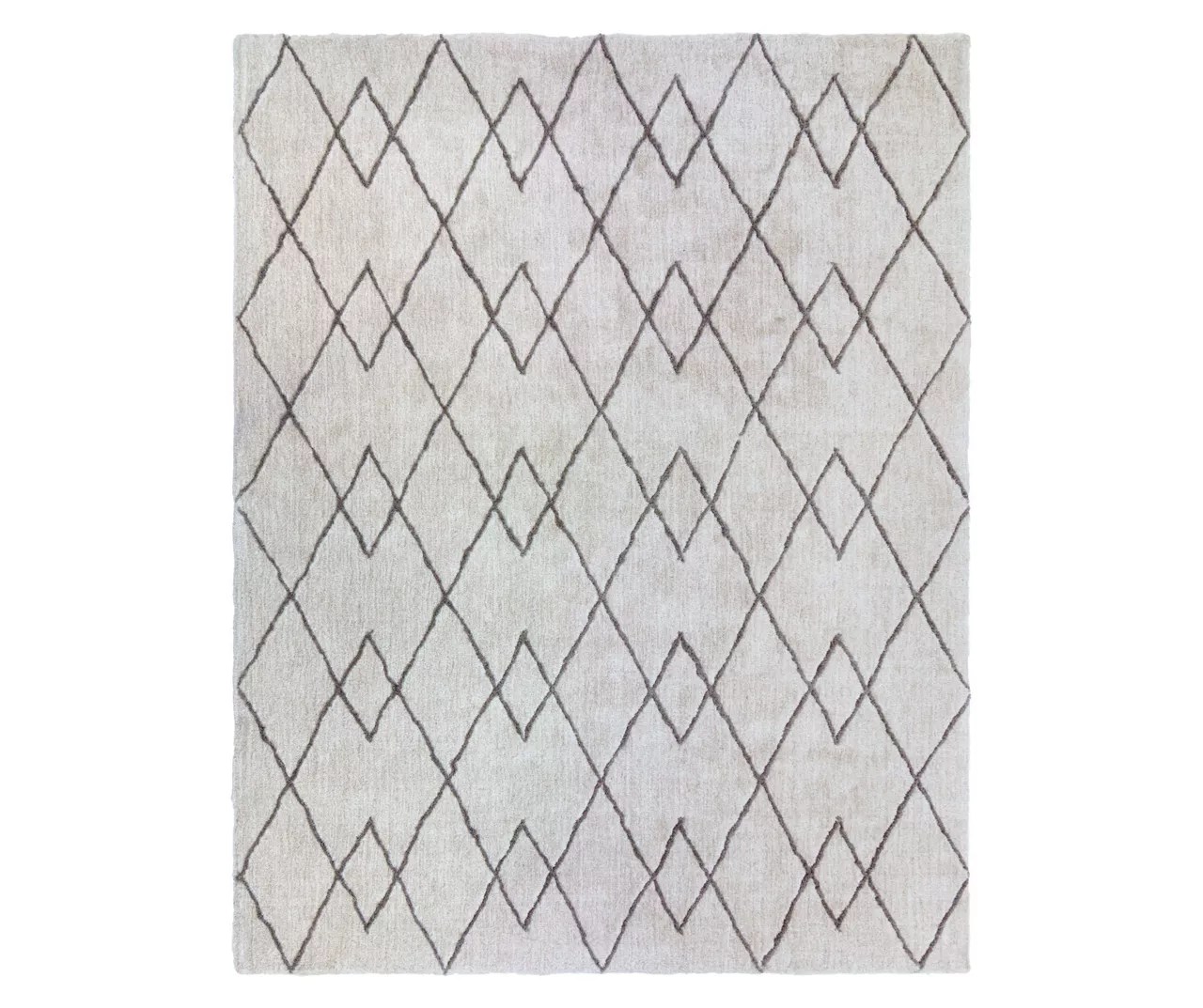 Karma Geometric Lattice Shag Area Rug Big Lots
