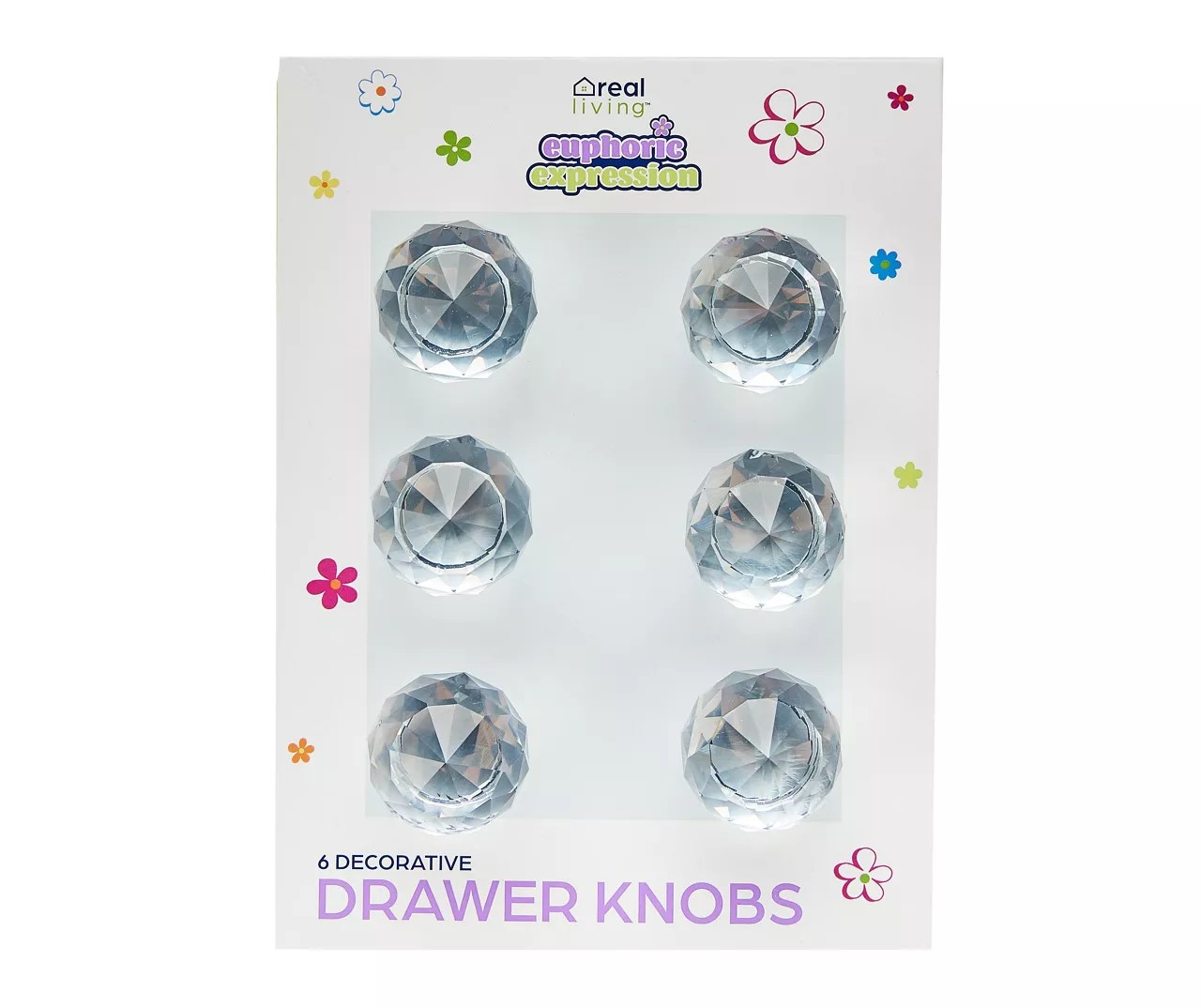 Real Living Crystal Ball Drawer Knobs, 6Pack Big Lots