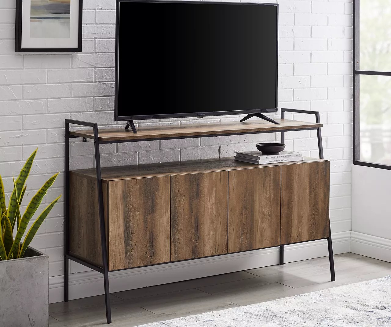 Walker Edison 52" Wood & Metal TV Stand Big Lots