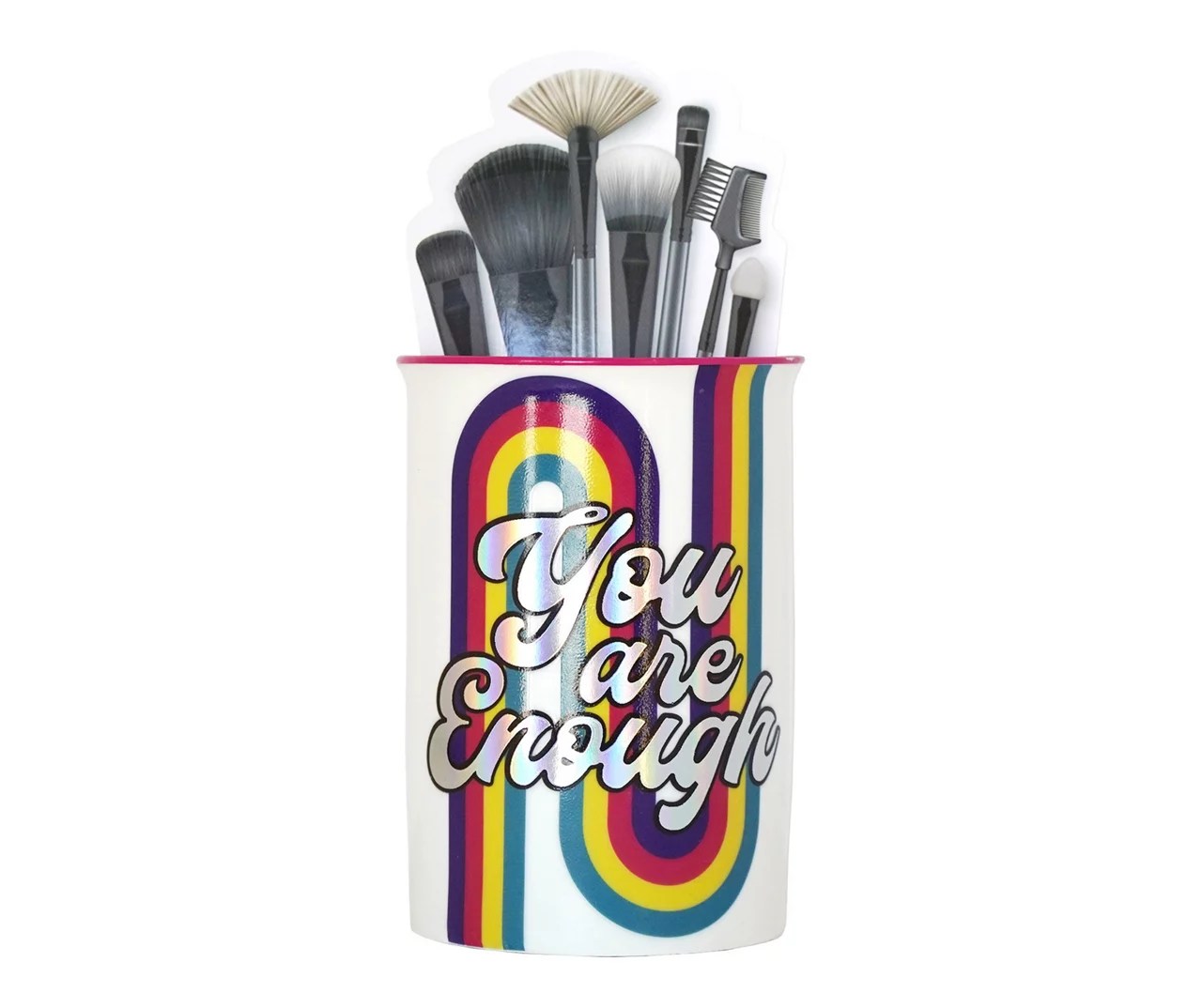 My Beauty Spot Inspirational Ceramic Makeup Brush Holder Big Lots