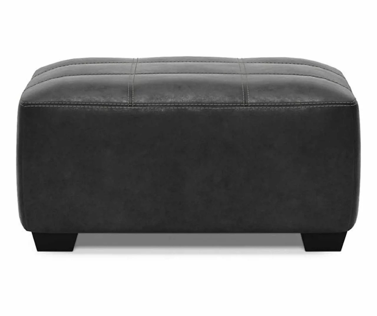 Signature Design By Ashley Bilgray Black Faux Leather Oversize Accent