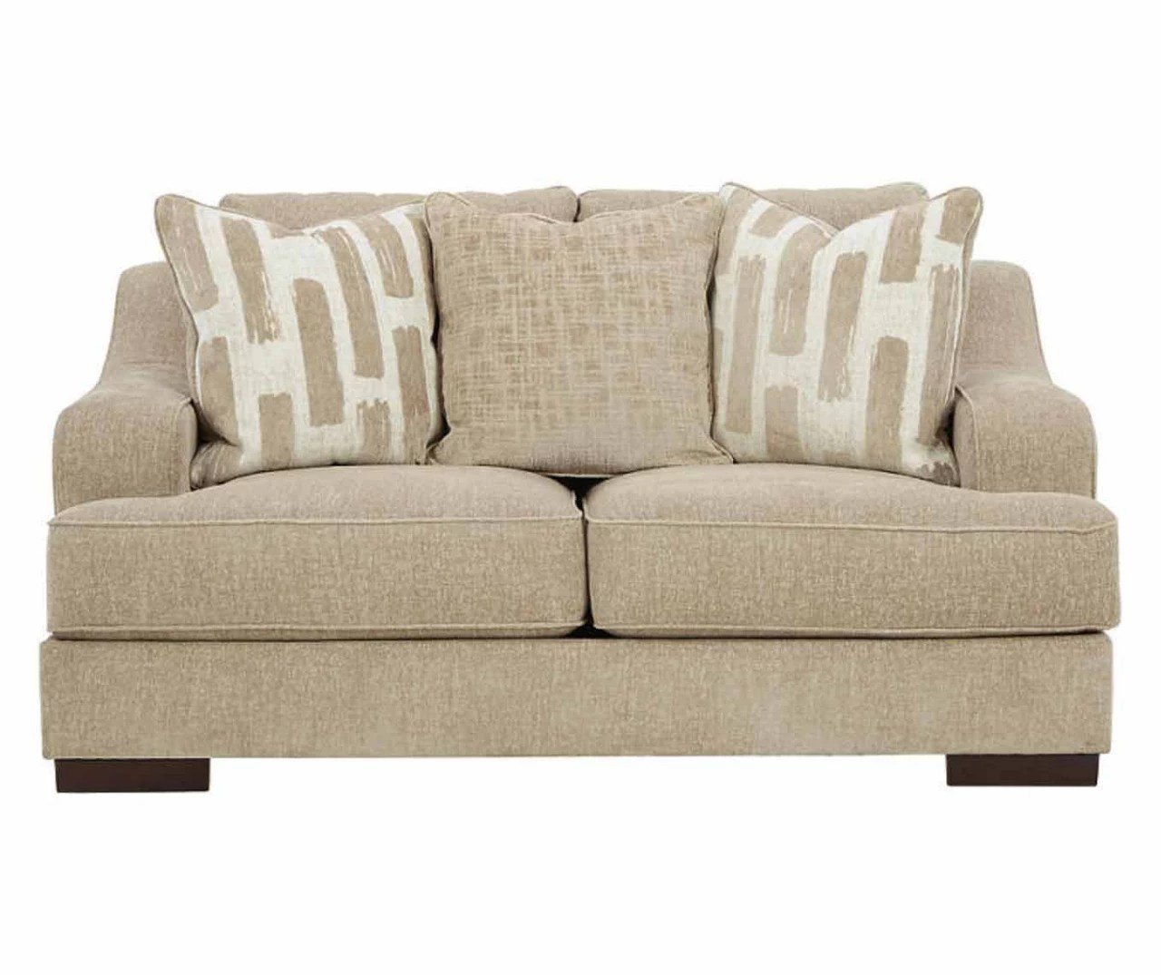 Signature Design By Ashley Lessinger Beige Loveseat Big Lots