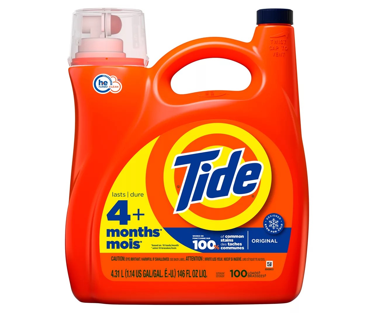 Tide Original Liquid Laundry Detergent, 146 Oz., HE Compatible Big Lots