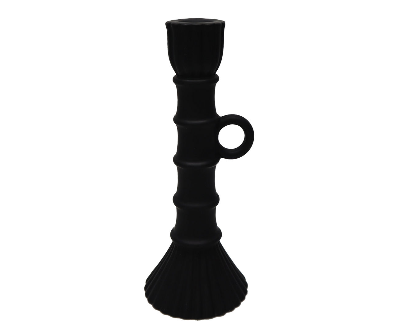 Broyhill Broyhill Homeward Black Ceramic Taper Candle Holder Big Lots