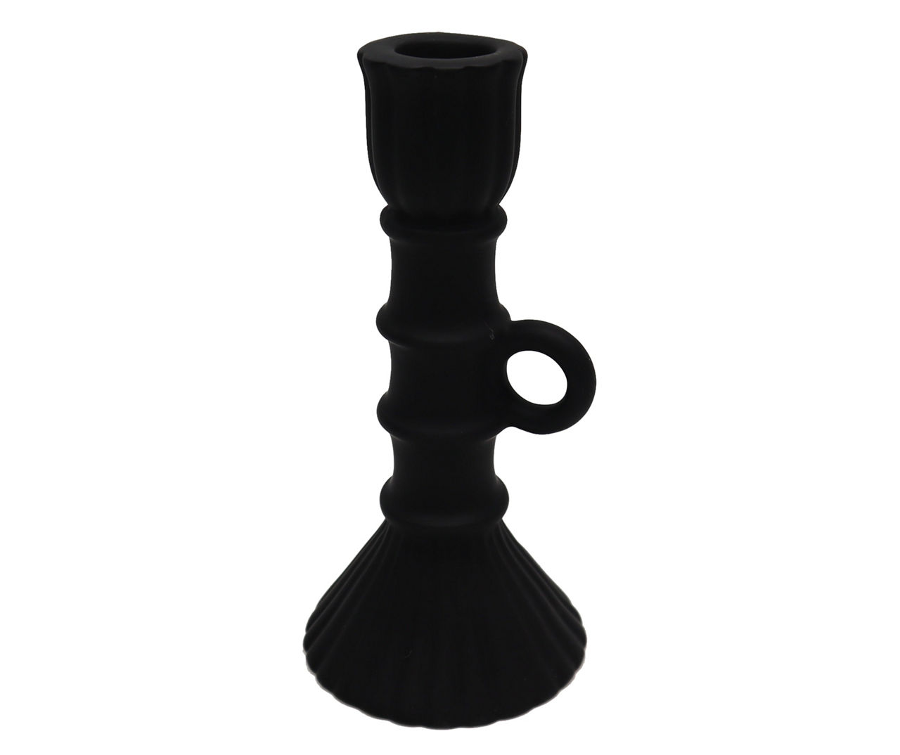 Broyhill Broyhill Homeward Black Ceramic Taper Candle Holder Big Lots