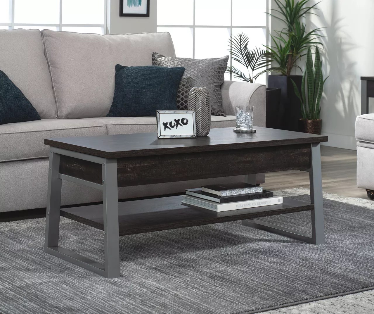 Sauder Rock Glen Blade Walnut LiftTop Coffee Table Big Lots