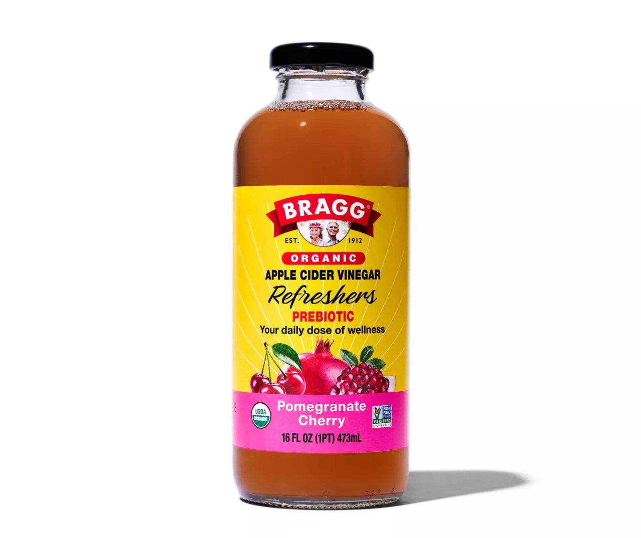 Bragg Pomegranate Cherry Apple Cider Vinegar Refresher, 16 Oz. Big Lots