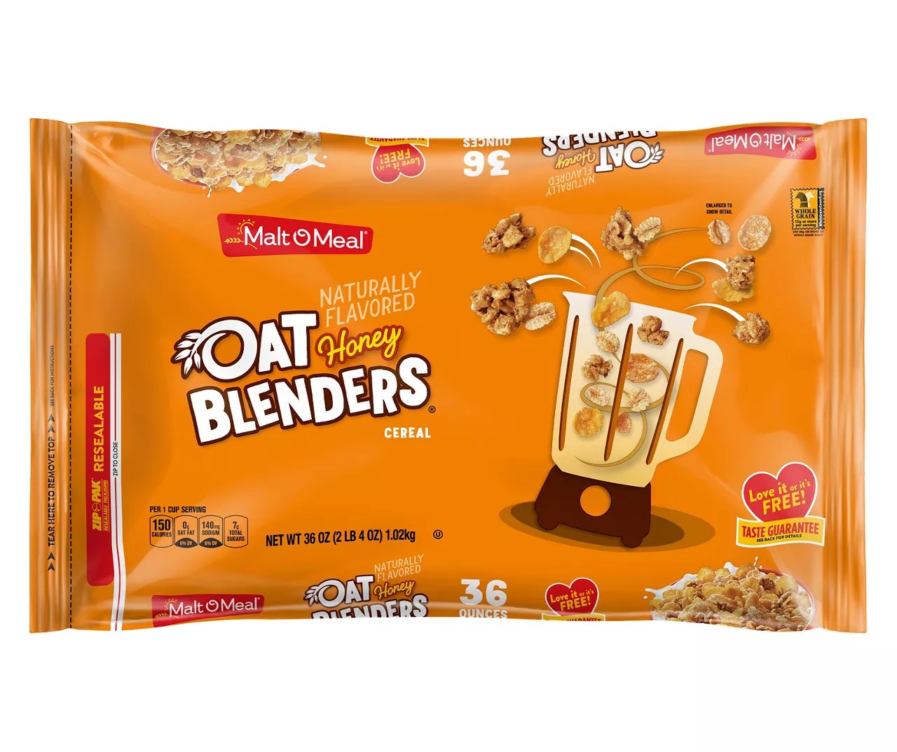 MaltOMeal Oat Blenders with Honey Cereal, 36 Oz. Big Lots
