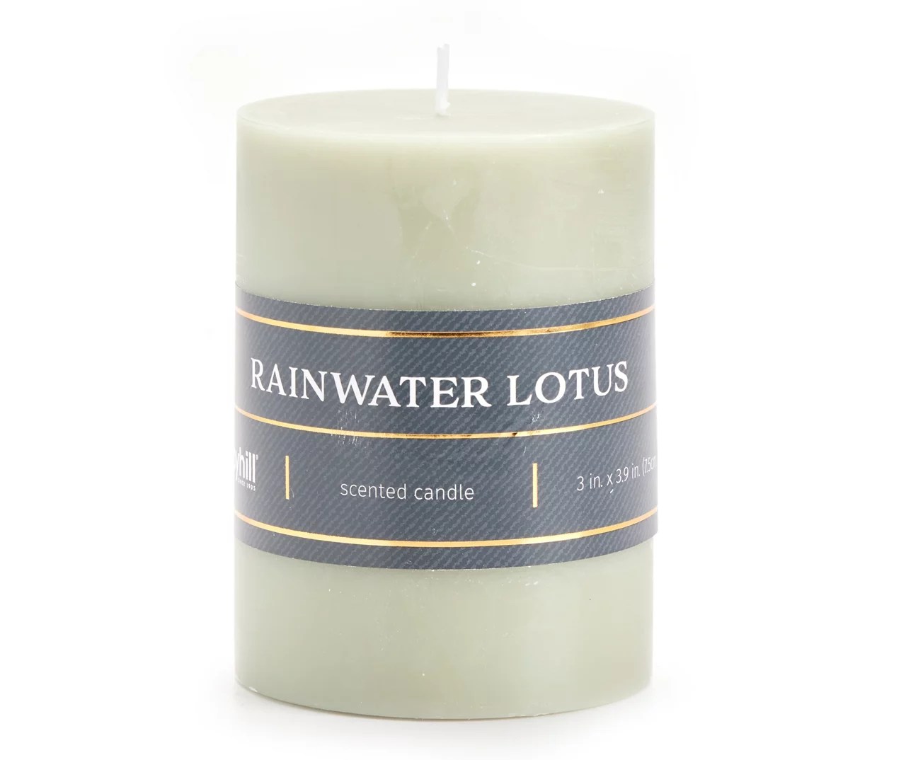 Broyhill 4" Rainwater Lotus Pillar Candle Big Lots