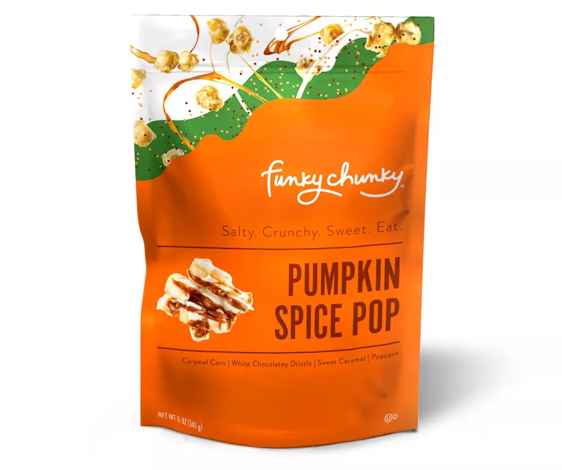 Funky Chunky Pumpkin Spice Popcorn Mix, 5 Oz. Big Lots