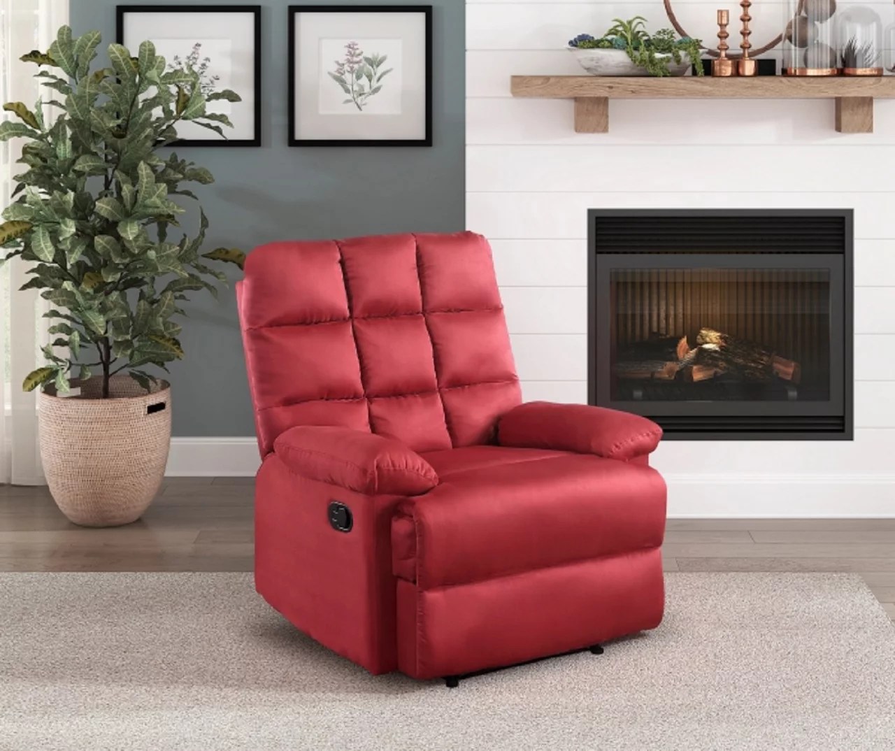 Colin Tufted Recliner Big Lots