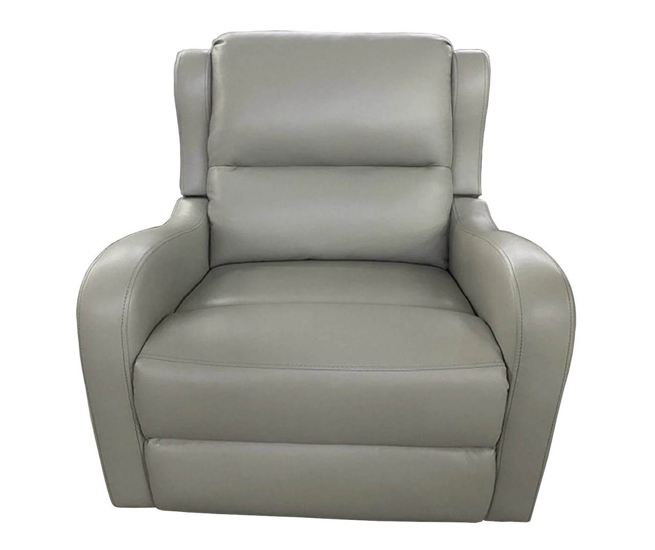 Durant Taupe Faux Leather Recliner Big Lots