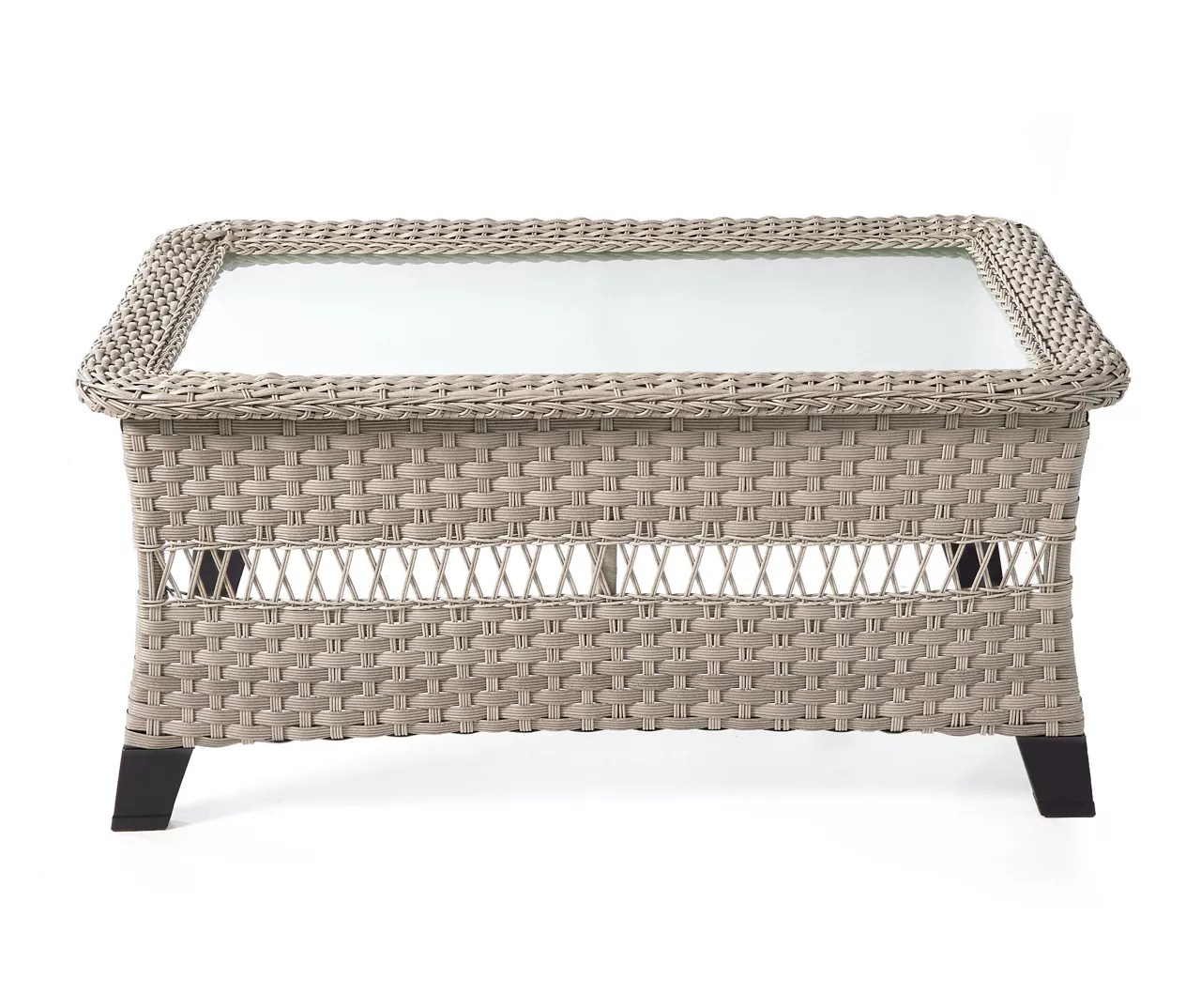 Real Living Real Living Bancroft Wicker Patio Coffee Table Big Lots