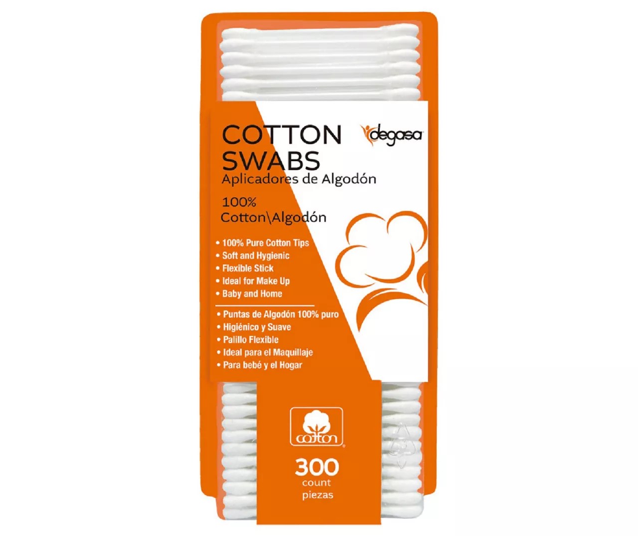 Degasa Cotton Swabs, 300Count Big Lots