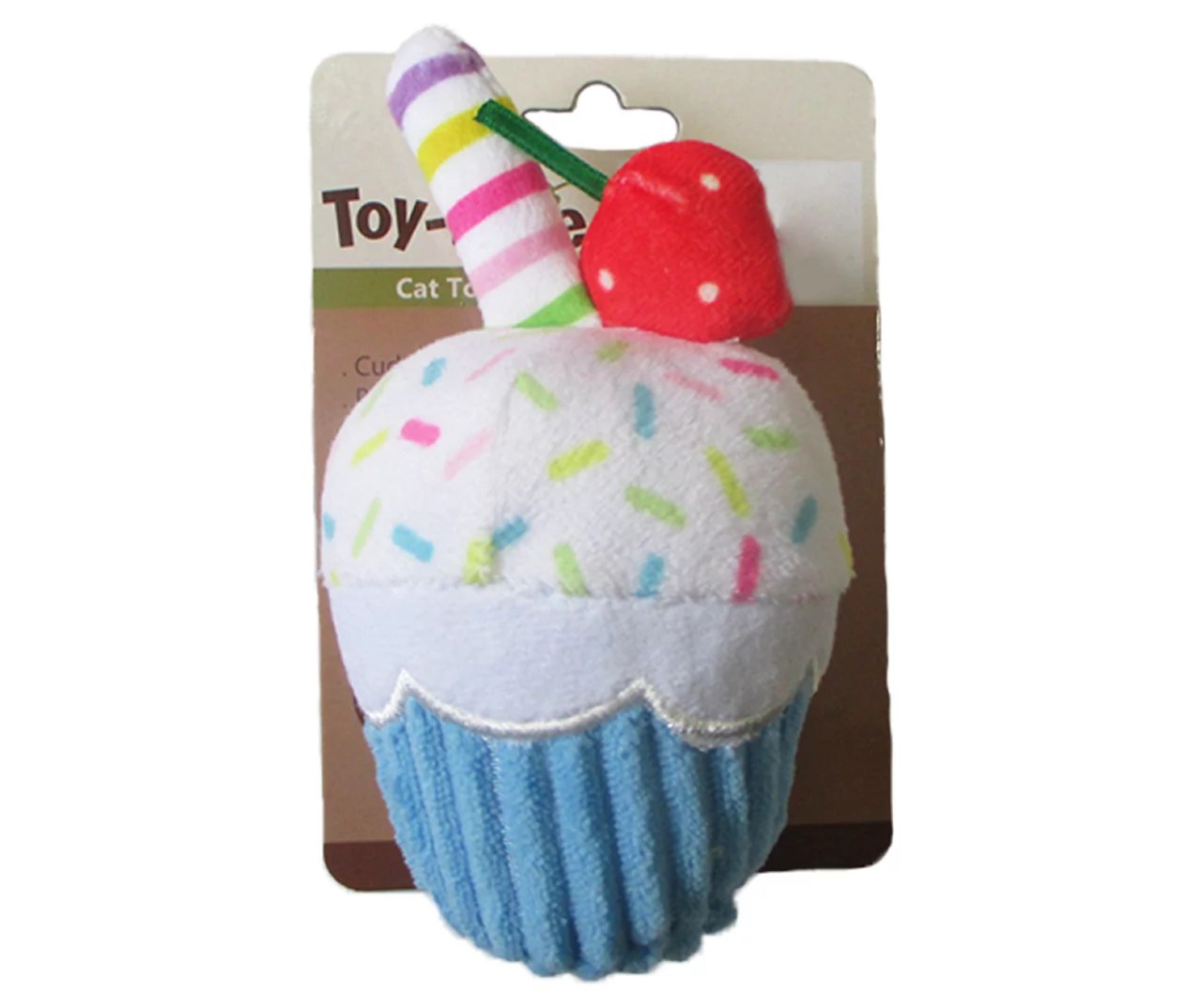Toy Time Sprinkle Cupcake Plush Cat Toy Big Lots