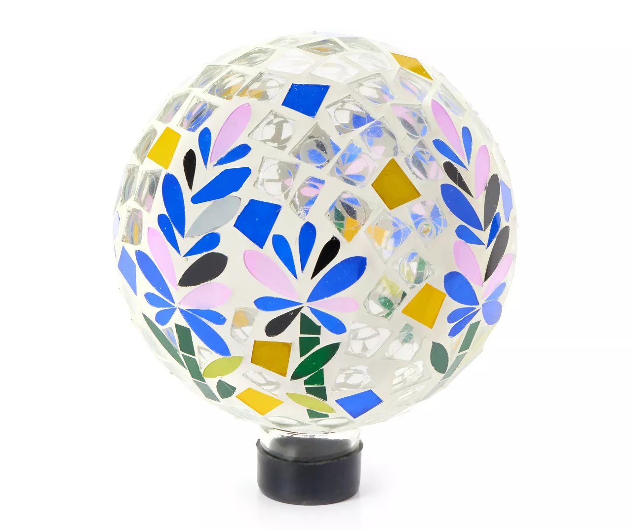 8" Flower Mosaic Glass Gazing Ball Big Lots