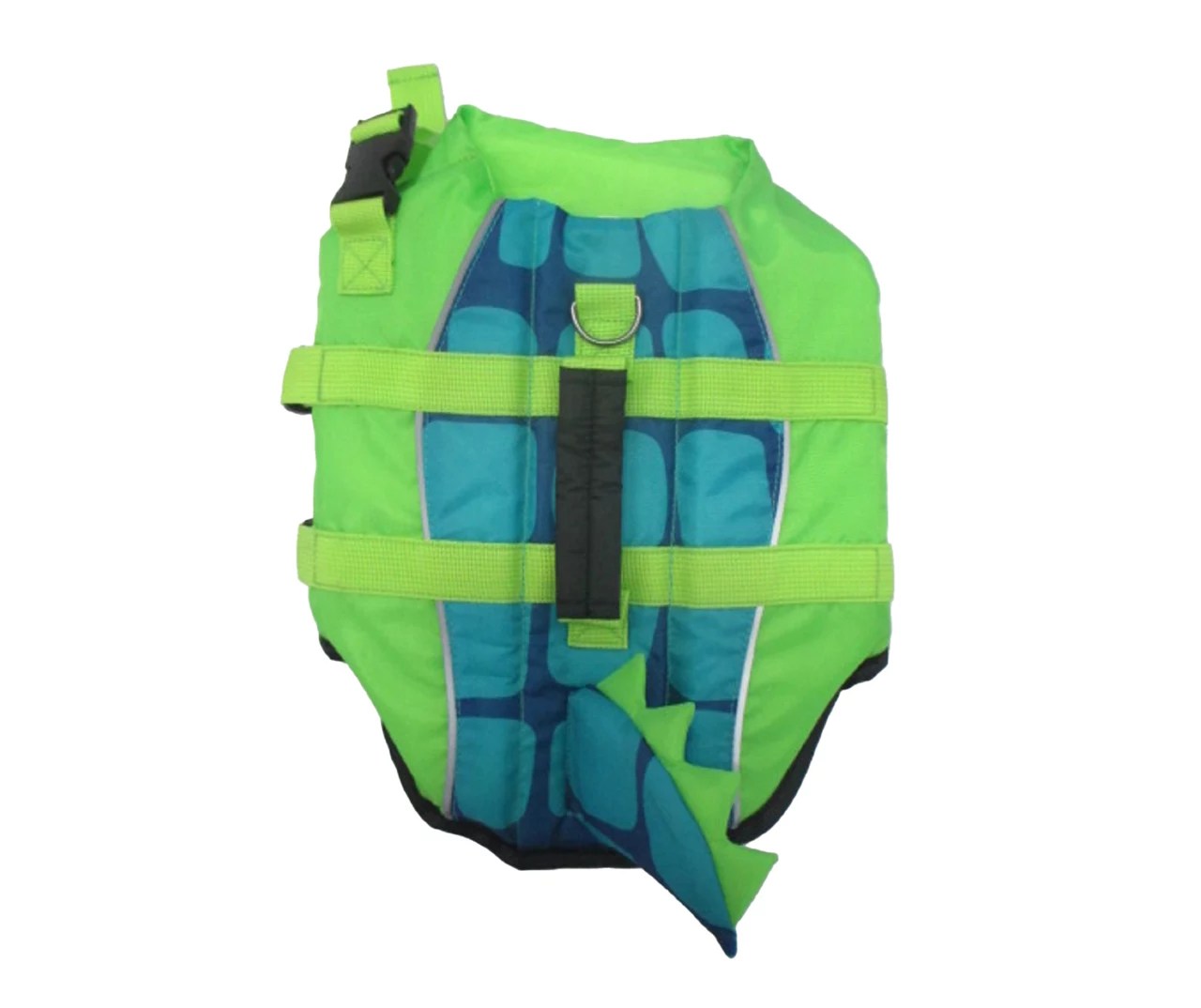 Pet Large Green & Blue Shark Life Jacket Big Lots