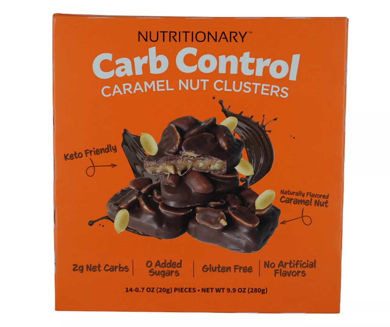 Nutritionary Carb Control Caramel Nut Clusters, 14Count Big Lots