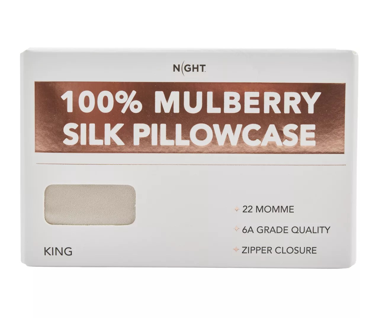 Champagne Mulberry Silk King Pillowcase Big Lots