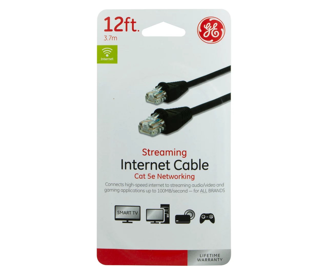 GE 12' Cat 5e Networking Cable Big Lots