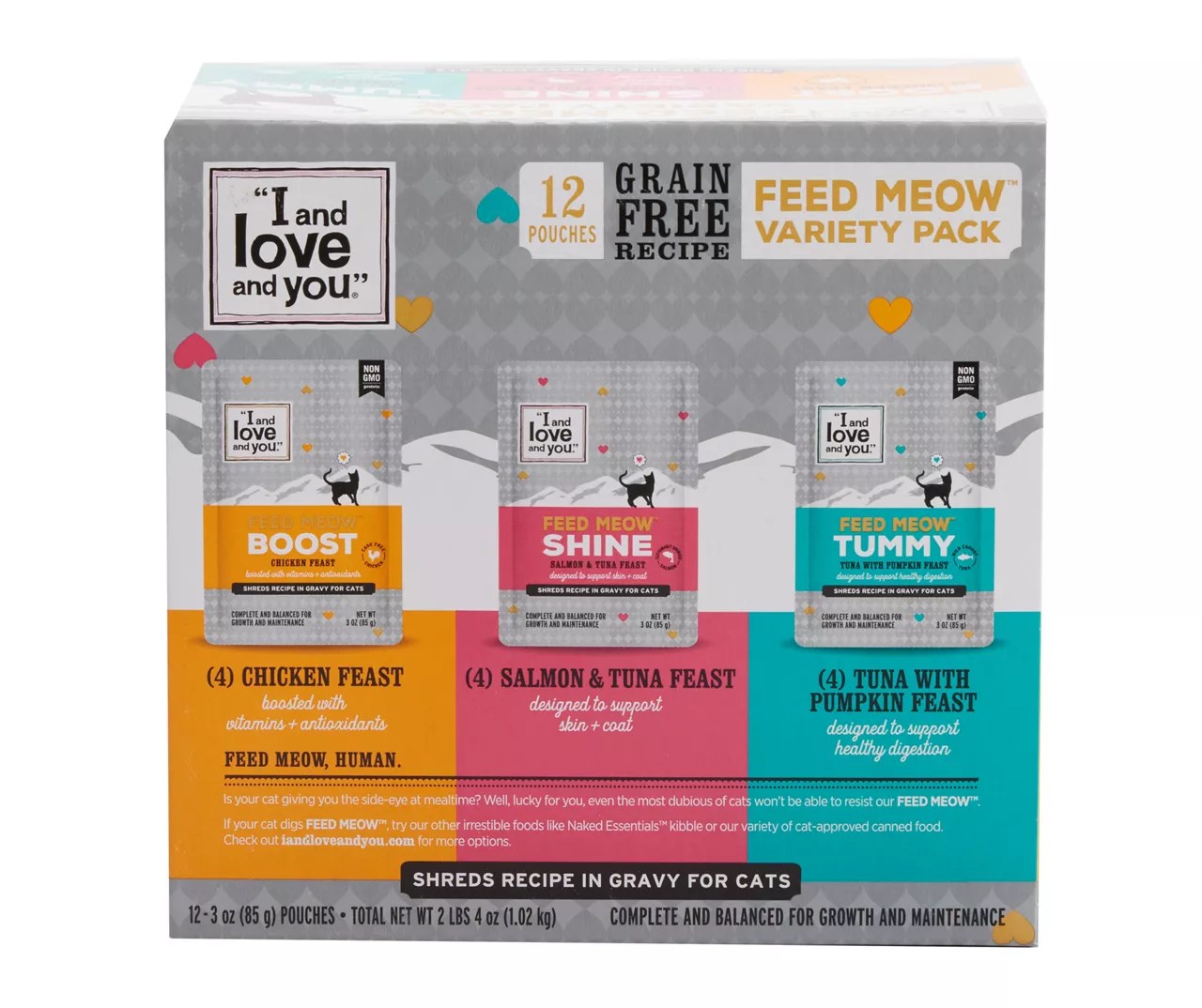 Assorted Feed Meow Wet Cat Food Toppers, 12Pack Big Lots