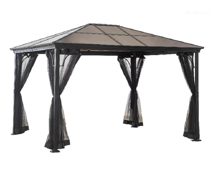Sunjoy 10' x 12' Polycarbonate Hard Top Gazebo Big Lots
