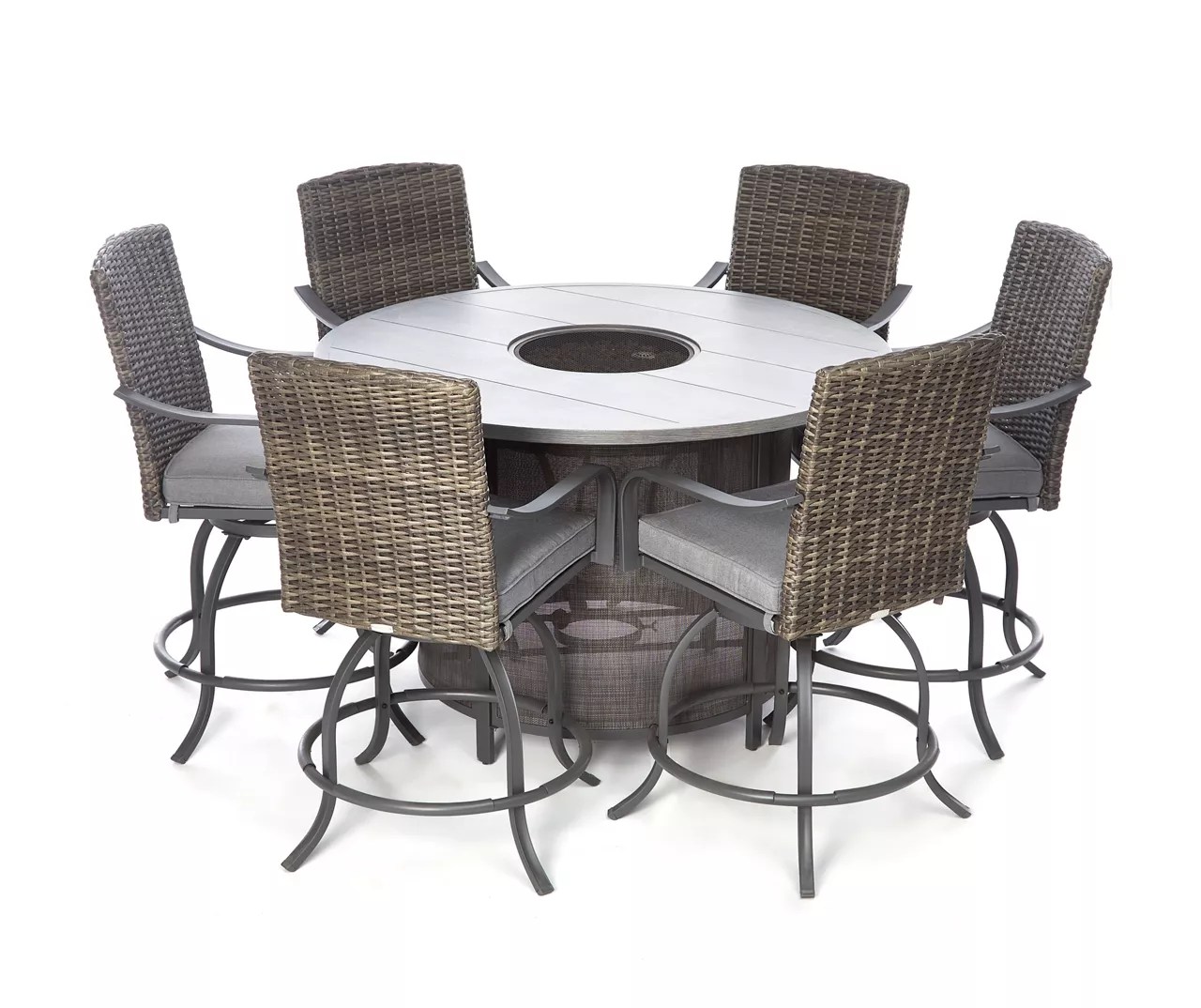 Outdoor Fire Pit Dining Table