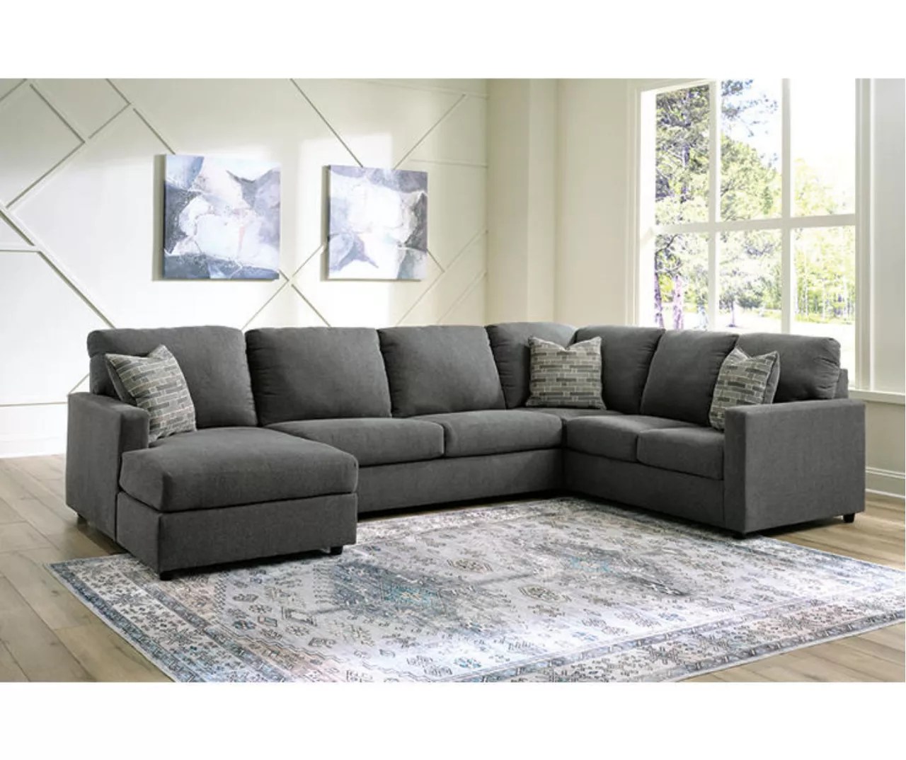 Ellabury Sectional Sofa Big Lots Matttroy