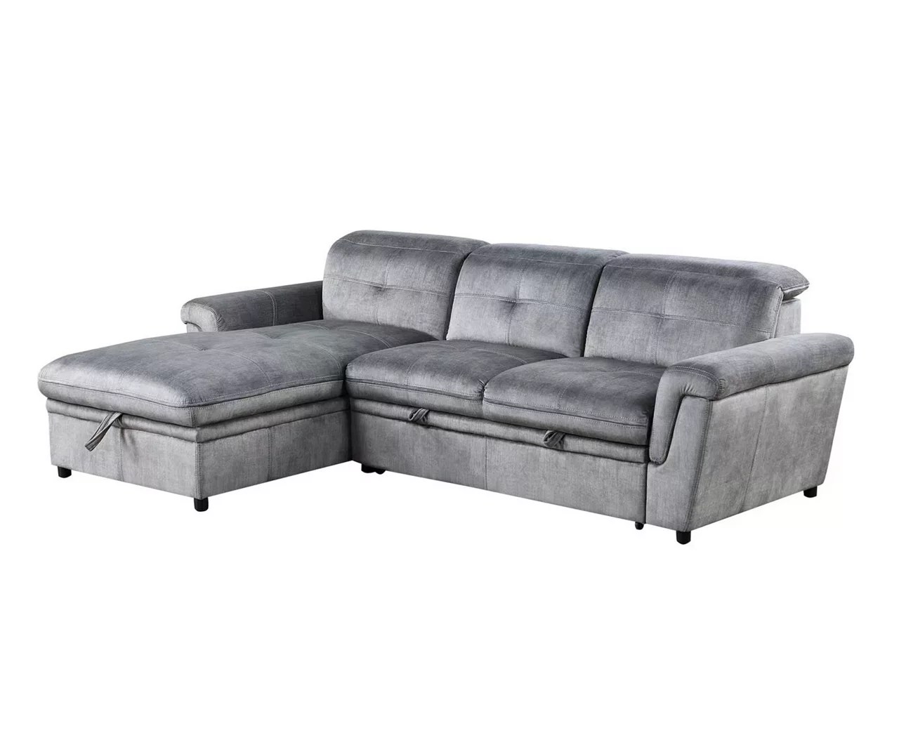 Gray Sleeper Loveseat Chaise Big Lots