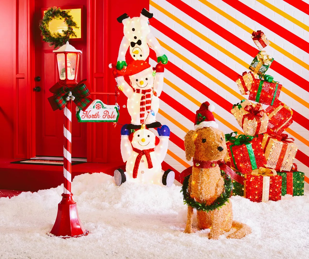 Winter Wonder Lane Whimsical Winter LightUp Art Collection Big Lots