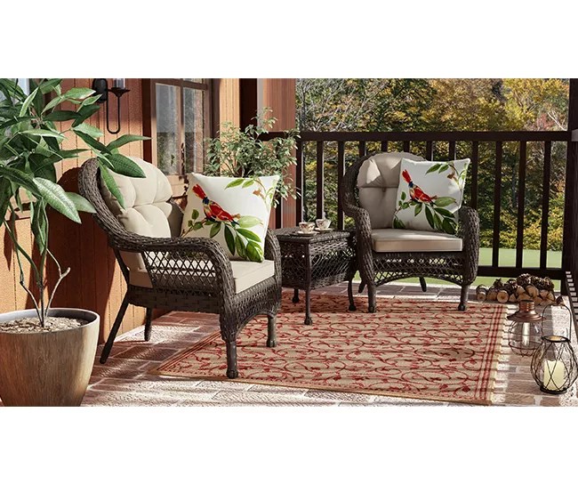 Wilson & Fisher Westwood Small Space Patio Chairs Big Lots
