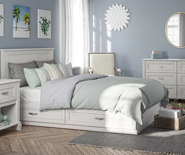 Ameriwood Magnolia White Oak Full Mates Bedroom Collection Big Lots